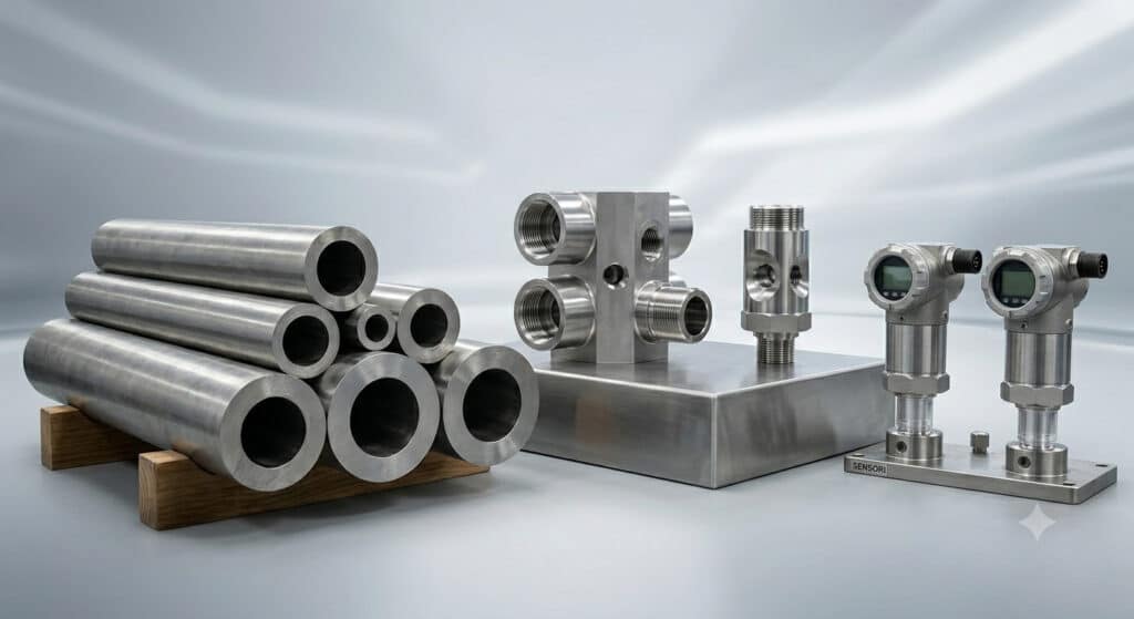 hollow bar in AISI 316L